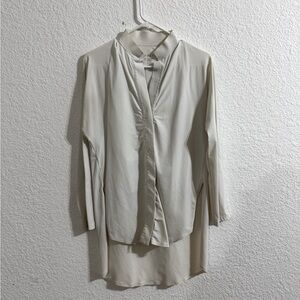 ADAY Cream Button Down Shirt